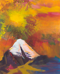 Kailash I, 160 x 130 cm, Acryl auf Leinwand, 2024