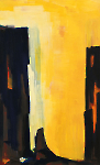 Tal.Sculptur, 220 x 135 cm, Acryl auf Leinwand, 1997