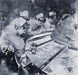 Utopia III,110x115 cm, Öl auf Leinwand, 2017