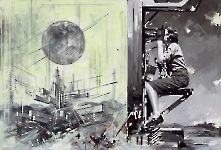 Utopia xxx,120x150 cm, Öl auf Leinwand, 2021