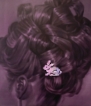 My Vision Ends with the Apple on the Tree, oil and tinted varnish on linen canvas, 160 x 135 cm, oil, tinted virnish on canvas, 2025