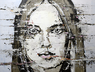 Bright-Model, 200 x 260 cm, Acryl, Lack auf Leinwand, 2024