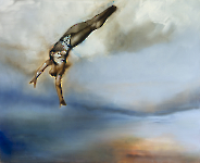 -Springende- 130 x 160 cm, oil on linen, 2024