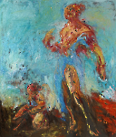 Venus und Cupid-140 x 120 cm, Acryl auf Leinwand-2022